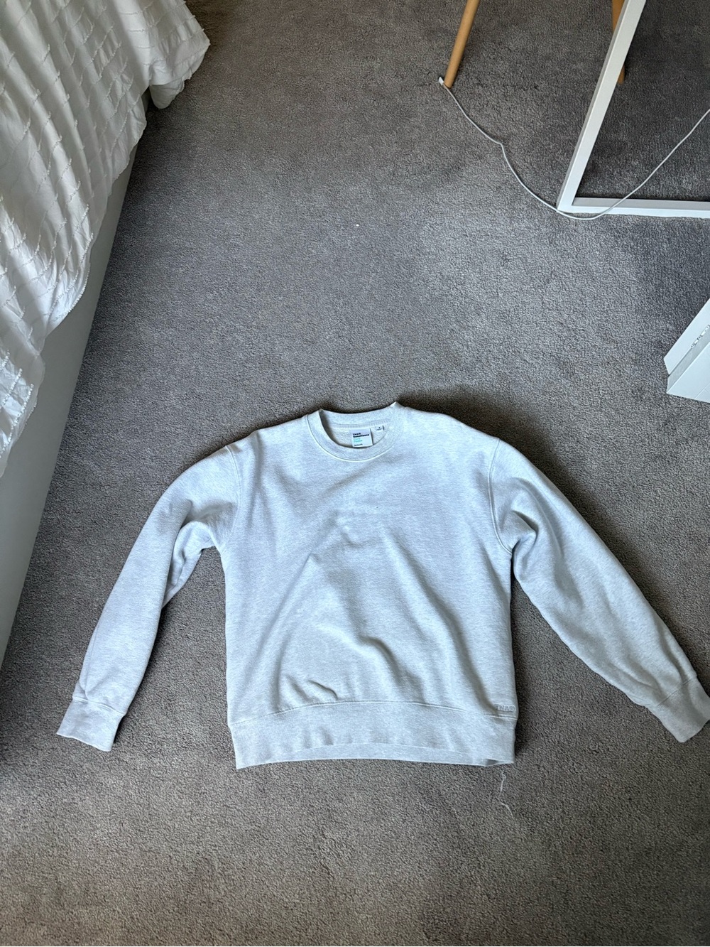Aritzia Crewneck Sweater - Heather Light Gray